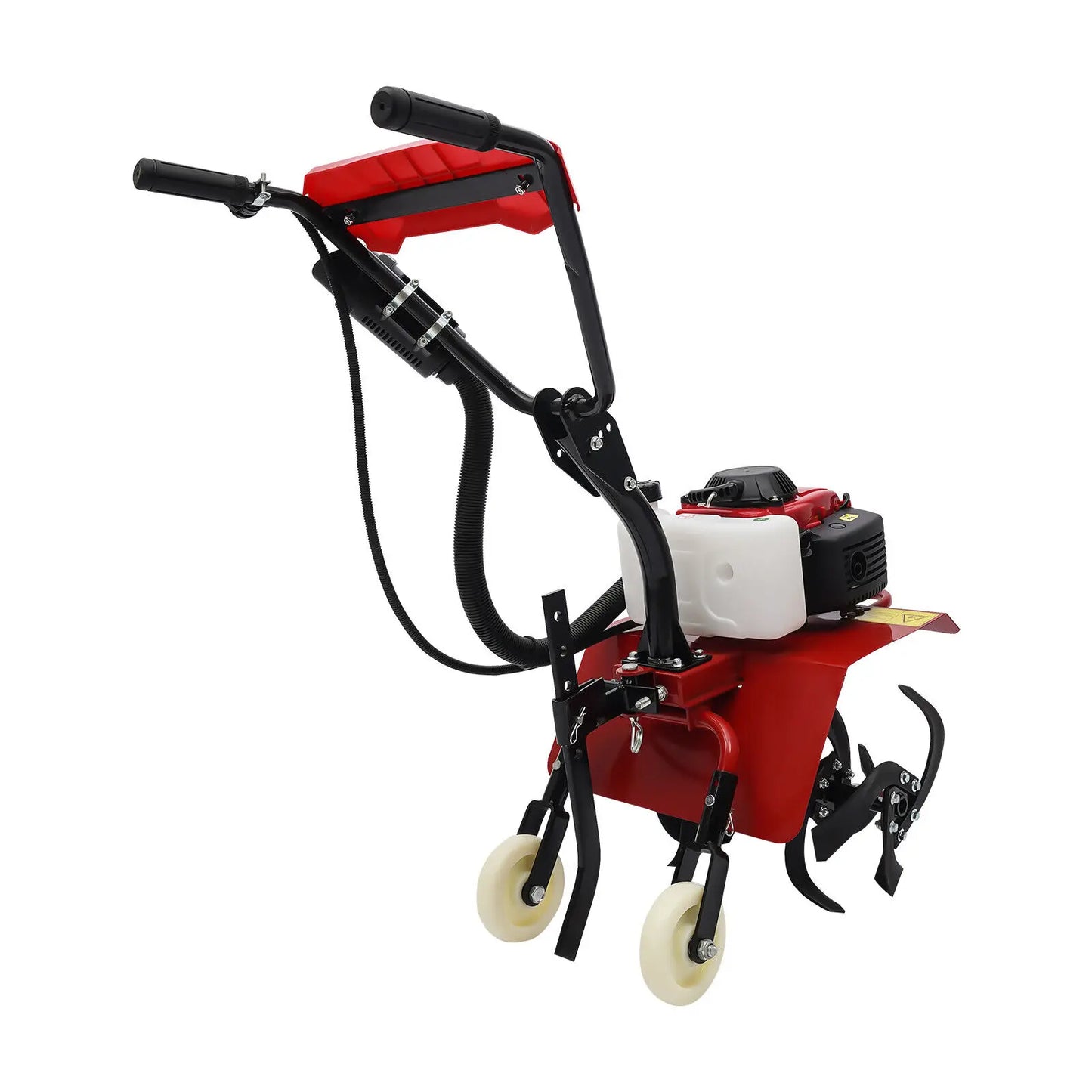 63cc 4-Stroke Gas Power Mini Tiller Cultivator Clearance Walk Behind