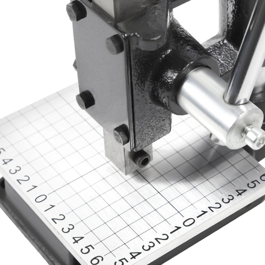 Manual Press Puncher 0-16cm Adjustable Height for Leather Craftsmen for Punching Pronging Stamping Processes