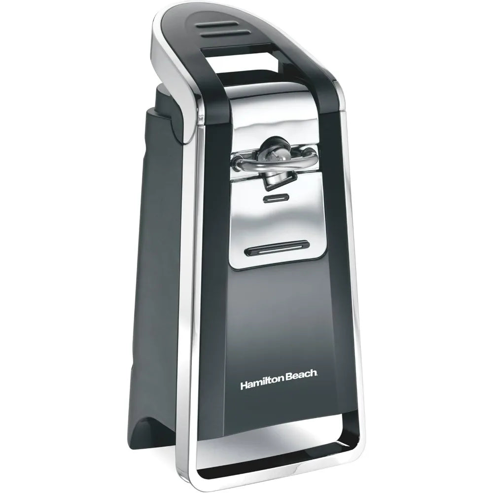 Smooth Touch Electric Automatic Can Opener Easy Push Down Lever Eliminates Sharp Edges Opens All Standard-Size