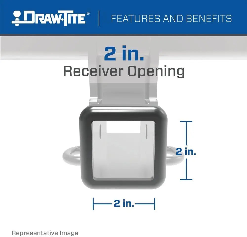 Class 4 Trailer Hitch, 2 Inch Square Receiver for 2022-2026 Jeep Grand Cherokee & L Models