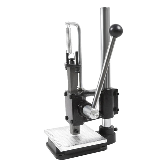 Manual Press Puncher 0-16cm Adjustable Height for Leather Craftsmen for Punching Pronging Stamping Processes