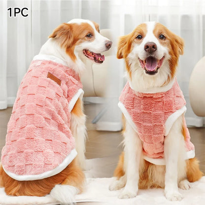 Big Dogs Clothes Winter Warm Sweater S-6XL Size Pet Clothing Golden Retriever Dog Coats Sweatshirt Pets Puppy Pullover Vest