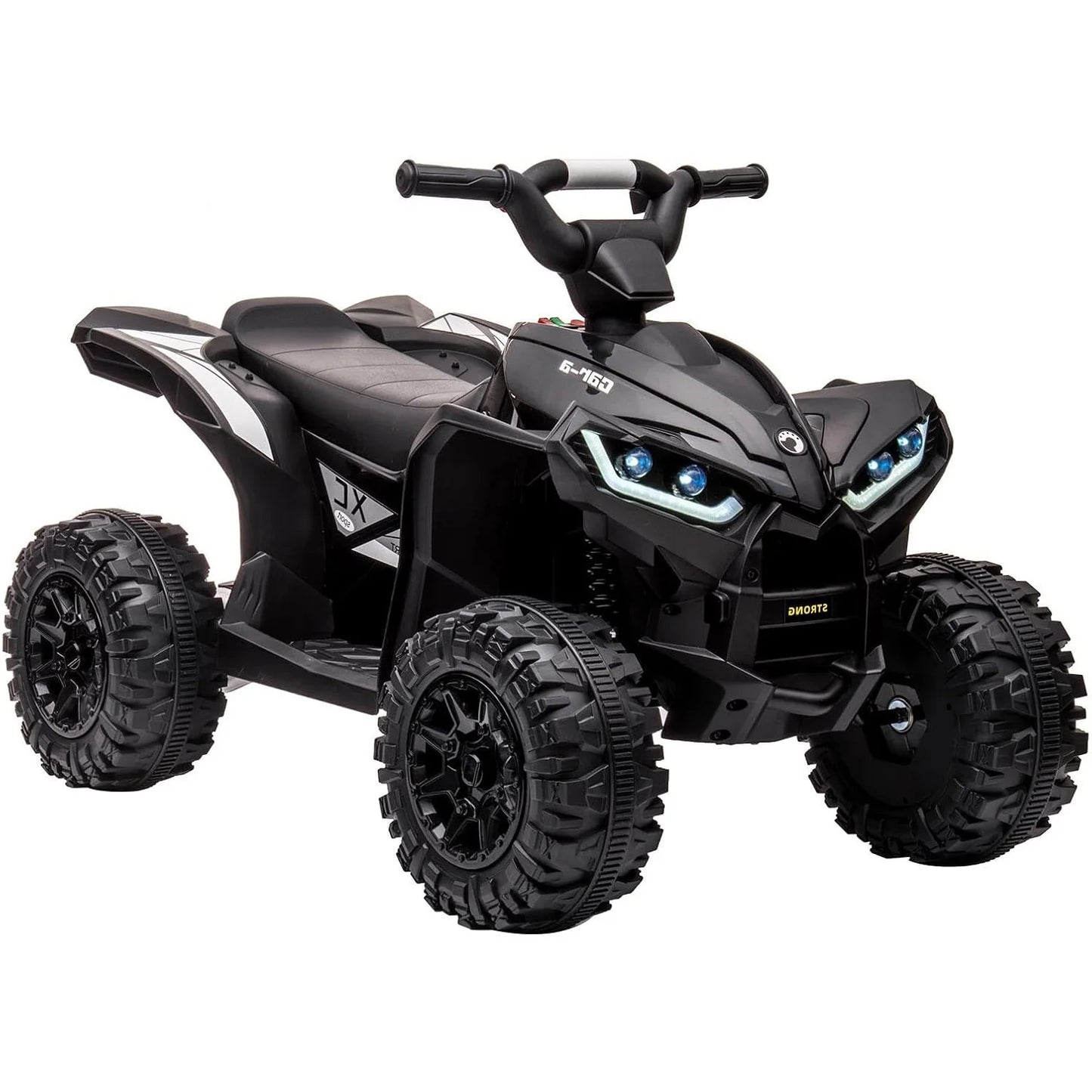 12V electric ATV for kids 35W dual motor 4x4 off-road terrain vehicle with 2 control modes,music,horn,high and low speeds,Lights