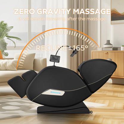 2024 Massage Chair Recliner with Zero Gravity with Full Body Air Pressure, 5 Preset Automatic Modes, Bluetooth audio connection