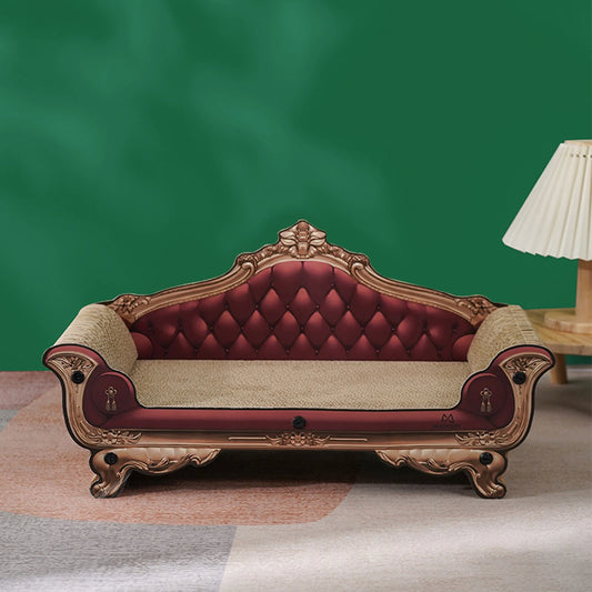 Luxury Cardboard Cat Scratcher Sofa Bed Durable Couch Shaped Cat Scratching Board for Indoor Pet Cats Kitten