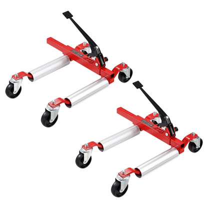 Wheel Dolly Heavy Duty Vehicle Positioning Ratchet Tire Jack Max Capacity 1500 Lbs Car Dolly for Car Auto Repair Moving