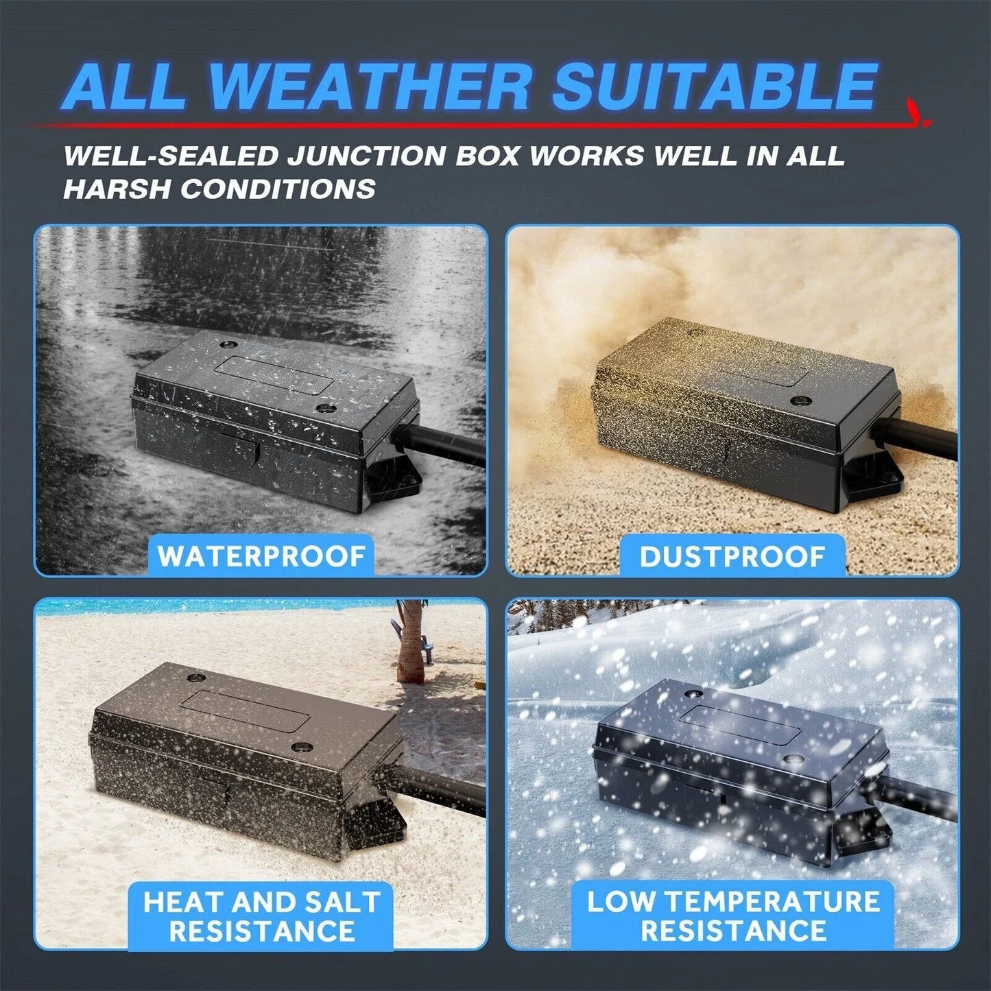 8FT 7Way Trailer Plug Inline Trailer Cord Socket Plug Connector Adaptor Waterproof Trailer Wiring Harness 7Pin Trailer Connector