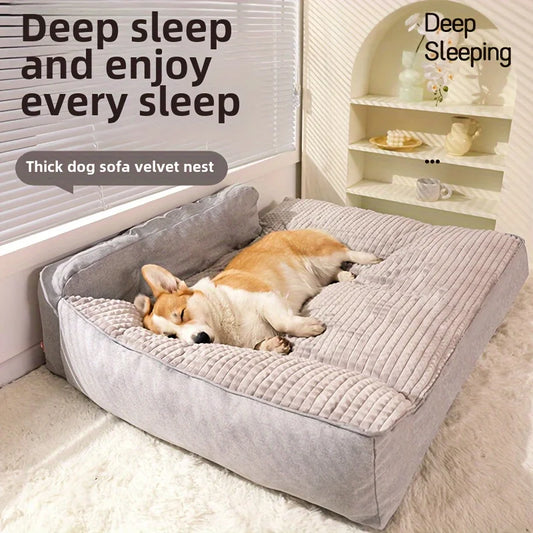New Cat Bed Dog Pet Bed Kennel Non-Slip Winter Warm Small Dog Kennel Sleeping Removed Washed Soft Puppy Cushion Cat Supplies