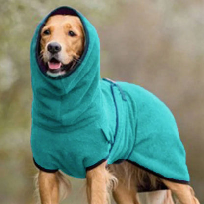 Dog Winter Fleece Jumper: Warm Lining Adjustable for Whippet Greyhound Lurcher