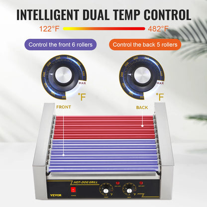 Electric Commercial Or Home Use Hot Dog Roller Barbecue Grill Machine