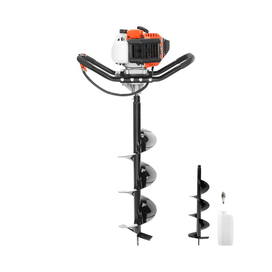 Fuel-powered Auger  Post Hole Digger Gas Powered Earth Auger Borer Ground Petrol Earth Auger Post 52cc/43cc Hole Digger