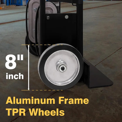 800LB Auto-Recoil Appliance Hand Truck - Moving Hand Truck with Easy-to-use Belt Tightener for Transport Large/Bulky Appliances