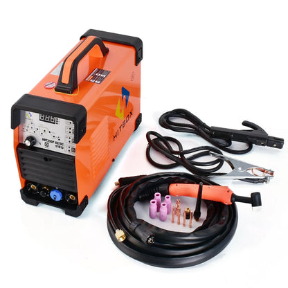 AC/DC Aluminium Tig Welding Machine HBT250P HF TIG/MMA ARC Stick Welder with Pulse Argon Welding IGBT Inverter 2T/4T