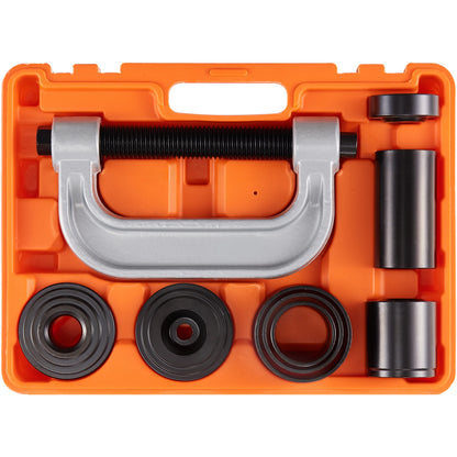 Ball Joint Press Kit, 10 pcs Tool Kit C-press Ball joint Remove and Install Tools Ball Joint Repair Kit for Car Repaire