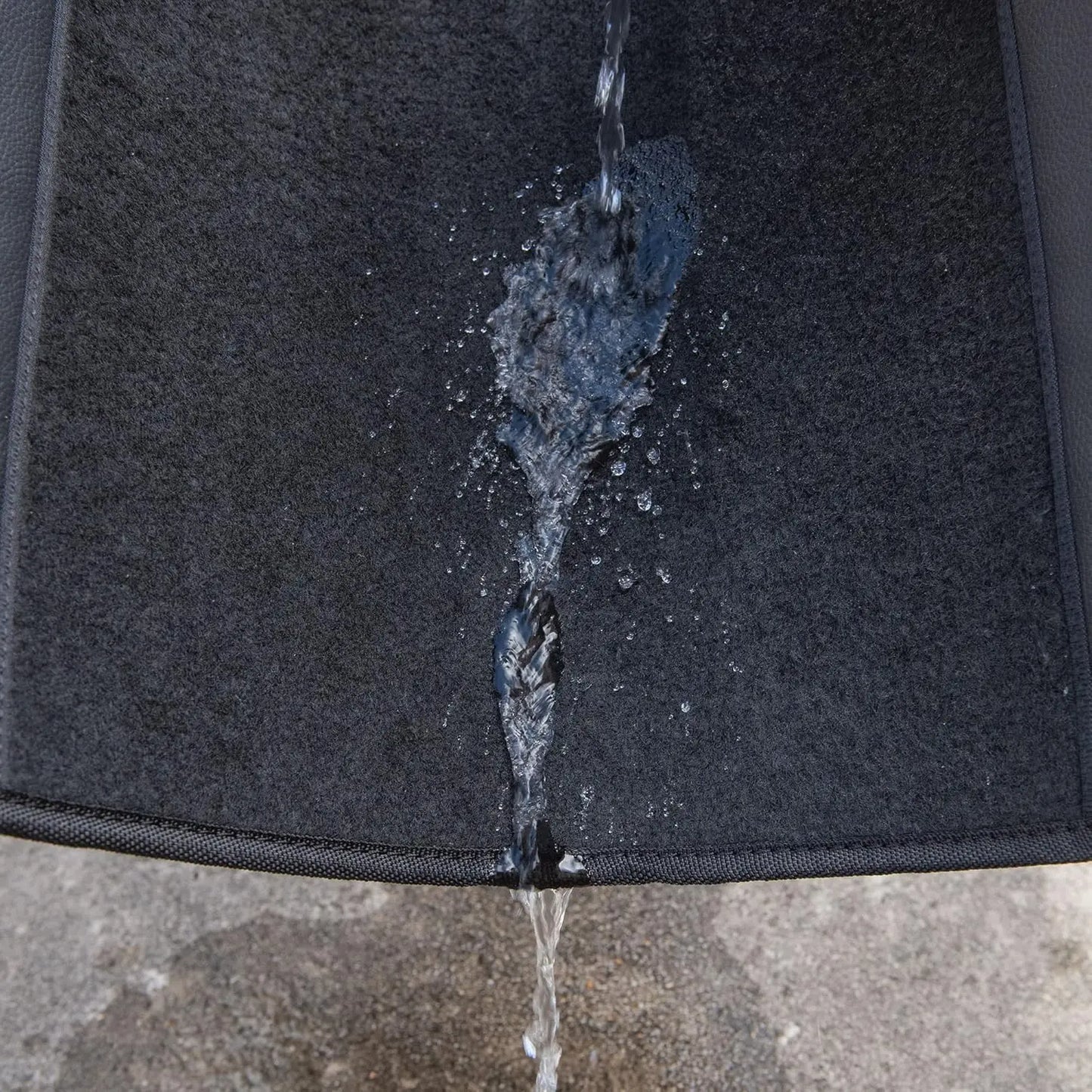 Universal Waterproof Car Floor Mats Set of 4, Anti-Slip Backing & Heel Pad for SUV Vans Sedans Trucks