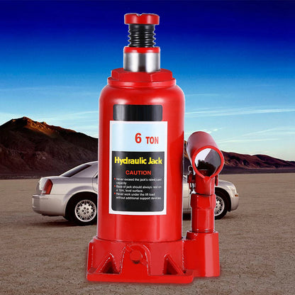 Vehicle Repair Tool 6T Heavy Duty Hydraulic Bottle Jack Lifting Car Van  Vehicle Automotive Lift