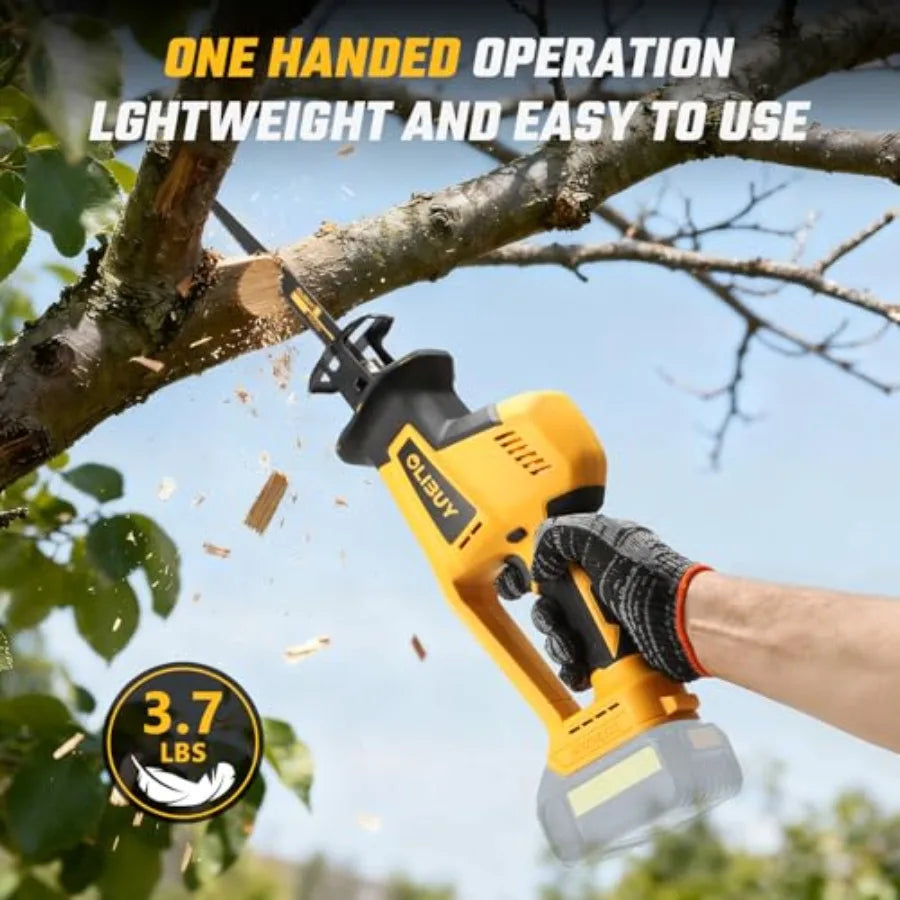 Reciprocating Saw for Dw 20V Battery Battery Not Included Cordless Sawzall with 8 Blades 0-3000SPM Variable Speed Cordless Reci