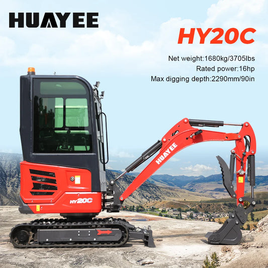 Custom-built Kubota engine suitable for 2-ton class mini-excavators.