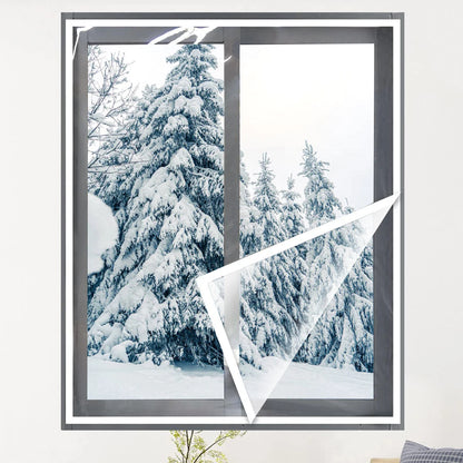 47 in. x 63 in. Indoor Window Insulation Kit for Winter Keep Cold Out