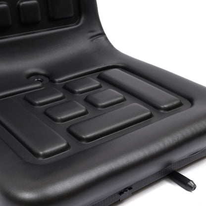 Tractor Seat Universal Forklift Seat Waterproof PU Material Horizontally Adjustable 36 x 35 x 30 cm