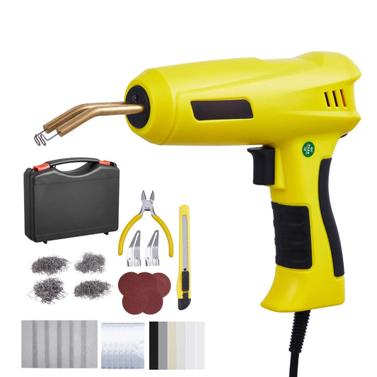 Plastic Welding Kit 220W Plastic Welder Gun w/ 800/1200 PCS Hot Staples Professional Hot Staple Welding Gun for Repair