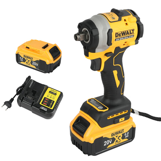 20V Lithium - Ion Cordless Impact Wrench - High Torque, Rechargeable Power Tool for  Pros & DIYers