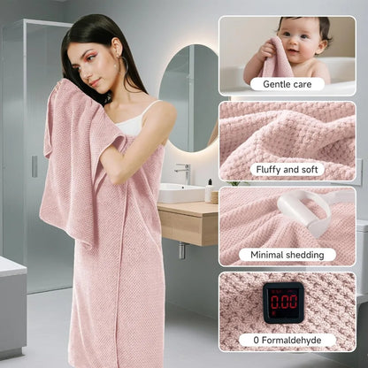 Premium 6-Piece Soft Bath Towel Set, Highly Absorbent Luxury Towels for Bathroom, Gym, Hotel & Spa Daily Use