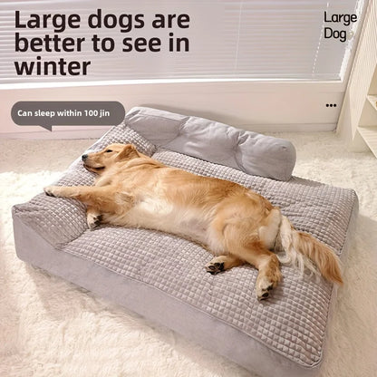 New Cat Bed Dog Pet Bed Kennel Non-Slip Winter Warm Small Dog Kennel Sleeping Removed Washed Soft Puppy Cushion Cat Supplies