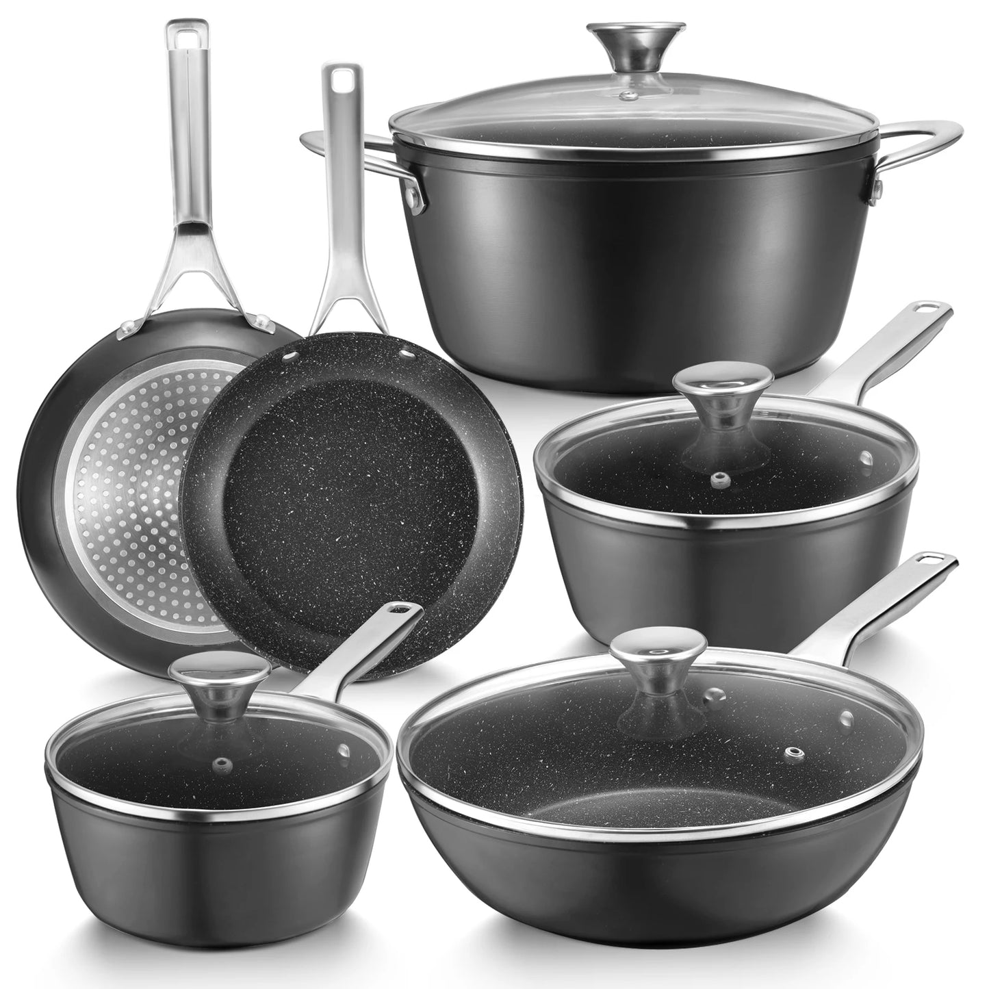 10 Piece Nonstick Cookware Set