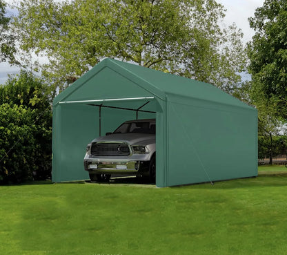 Carport 10x20 Ft Heavy Duty Steel Canopy, Storage Shed, Portable Garage, Party Tent, Portable Garage