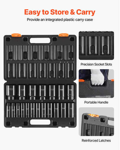 19 Impact Socket Set