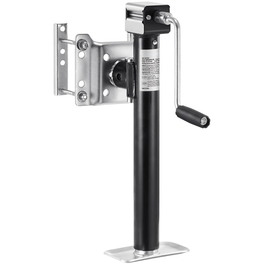 5000Lbs Trailer Jack Dynamic Swivel Bolt-on 11.5 to 25.7 in Lift Trailer Jack Stand with Handle RV Horse Yacht Trailer