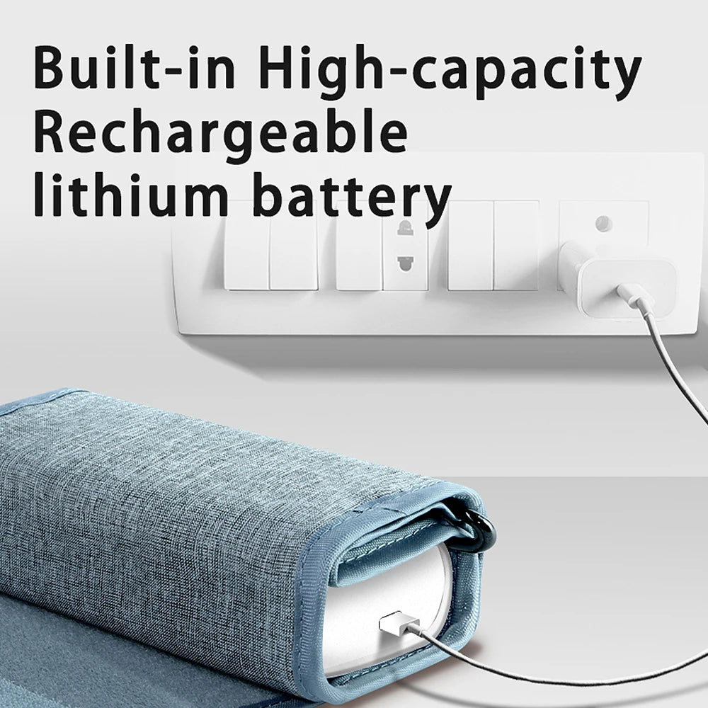 Intelligent Voice Function Blood Pressure Monitor Full Arm Rechargeable Lithium Ion Battery Digital LCD Large Screen Sphygmomano