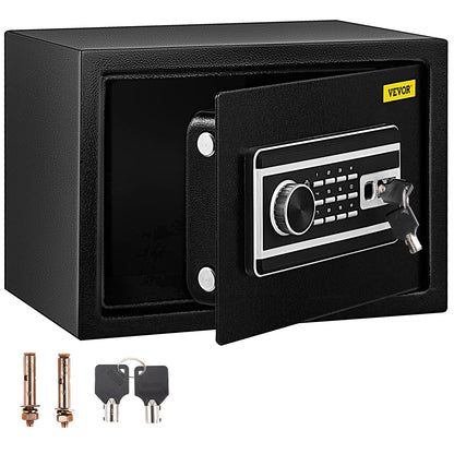 Fingerprint Locks Safe Deposit Box 0.8/1.7/2.1 Cubic Feet Digital Electronic Secret Hidden Piggy Bank for Money Guns