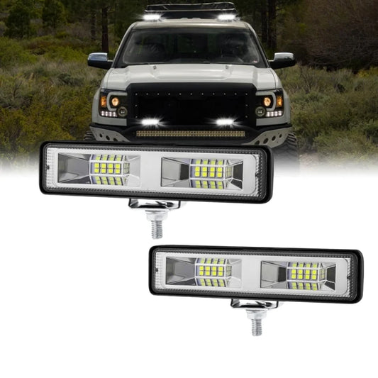 LED Work Light LED Light Bar Wide-angle LED Pods Light Bar Combo Flood Lights for Trucks Off Road ATV UTV Golf Cart Trailer
