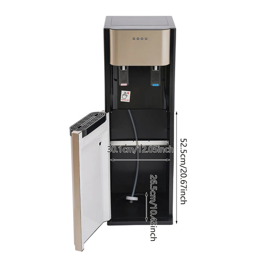 110V 5 Gallon Bottom Load Water Cooler Dispenser Drinking Machine Hot & Cold Water PP 304 Stainless Steel Fo Offices Nurseries