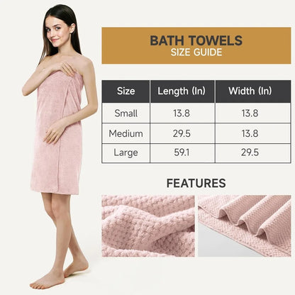 Premium 6-Piece Soft Bath Towel Set, Highly Absorbent Luxury Towels for Bathroom, Gym, Hotel & Spa Daily Use
