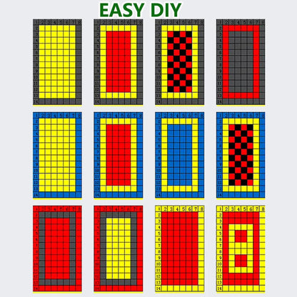 25PCS 1.8cm Thickness Garage Floor Mats Car Wash Room Floor Mat Multi Function Car Beauty Plastic Splicing Grille Tiles