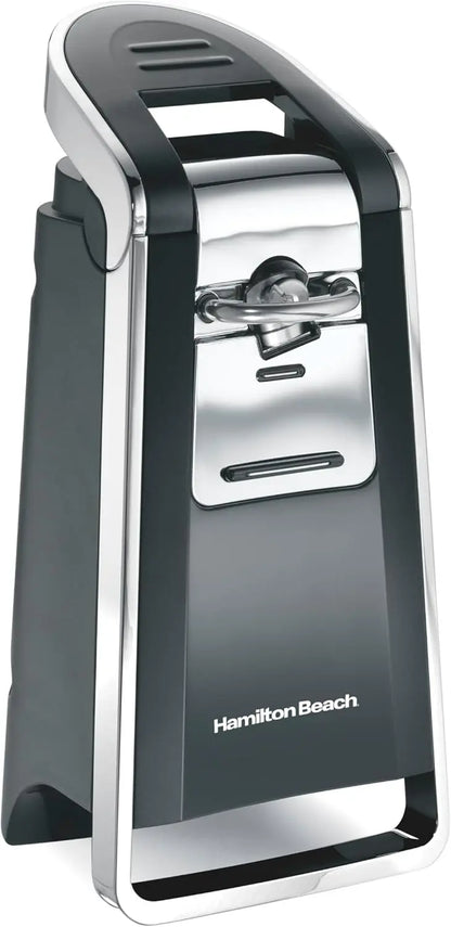 Smooth Touch Electric Automatic Can Opener Easy Push Down Lever Eliminates Sharp Edges Opens All Standard-Size