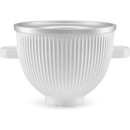 Ice Cream Maker Attachment for Stand Mixer 2 Quart KSMICM White