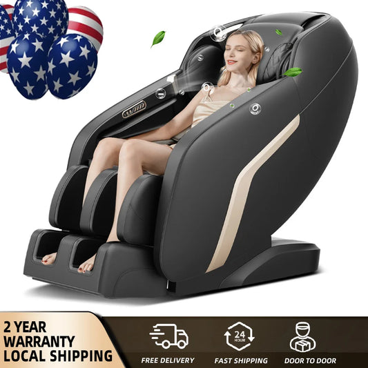 4D SL Airbag Zero Gravity full body Massage Chair Home 3D Office Foot Roller Shiatsu Office Chair Massage Sofa