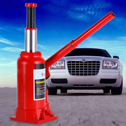 Vehicle Repair Tool 6T Heavy Duty Hydraulic Bottle Jack Lifting Car Van  Vehicle Automotive Lift