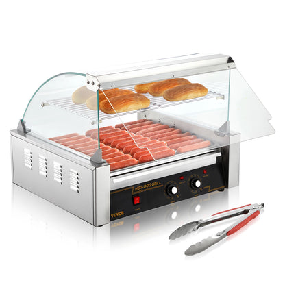 Electric Commercial Or Home Use Hot Dog Roller Barbecue Grill Machine