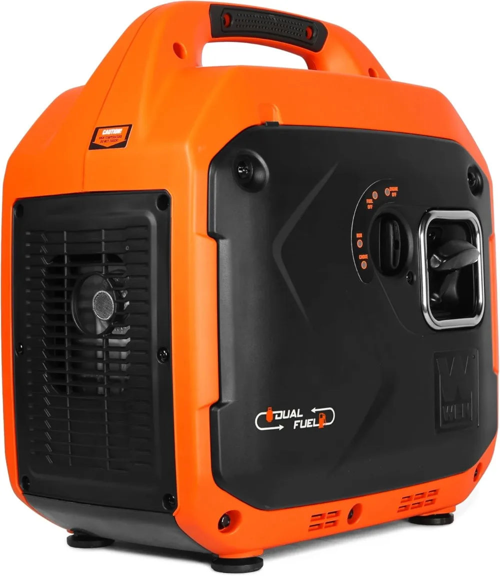 3600W Dual Fuel Portable Inverter Generator, Quiet RV Ready with CO Safety Shutdown & Clean Power for Electronics