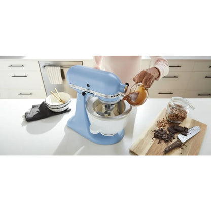 Ice Cream Maker Attachment for Stand Mixer 2 Quart KSMICM White