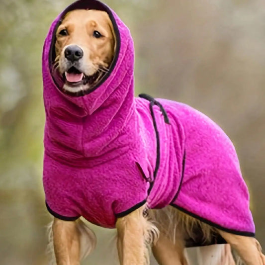 Dog Winter Fleece Jumper: Warm Lining Adjustable for Whippet Greyhound Lurcher