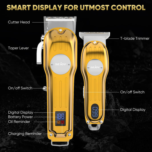 Professional Electric Hair Clipper Hair Combo Set  For Men