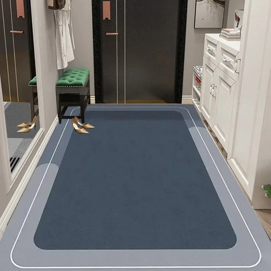 Extra Large Entrance Foyer Carpet Mat, Corridor, Bathroom, Kitchen Absorbent Anti Slip