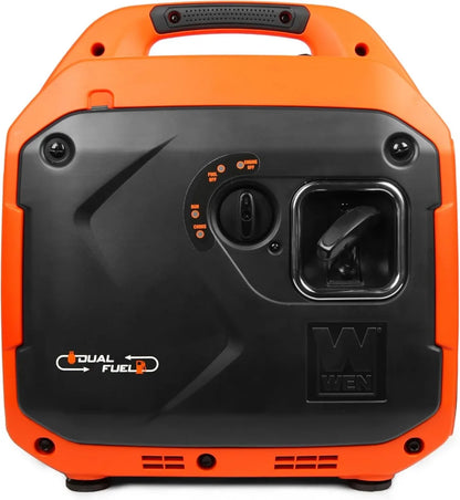 3600W Dual Fuel Portable Inverter Generator, Quiet RV Ready with CO Safety Shutdown & Clean Power for Electronics