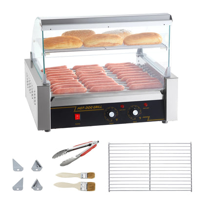Electric Commercial Or Home Use Hot Dog Roller Barbecue Grill Machine